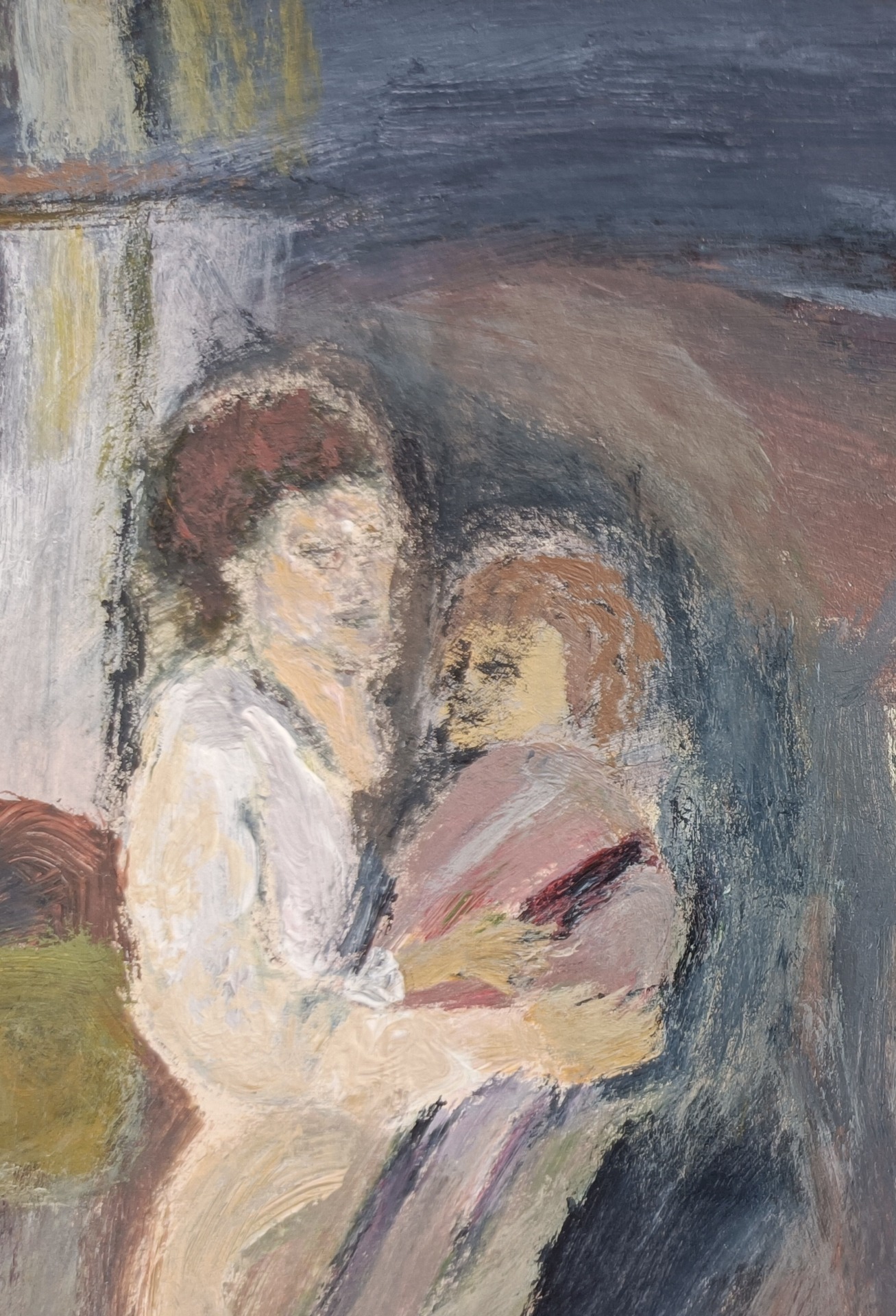 Syli hämärässä- akryyli - 2015